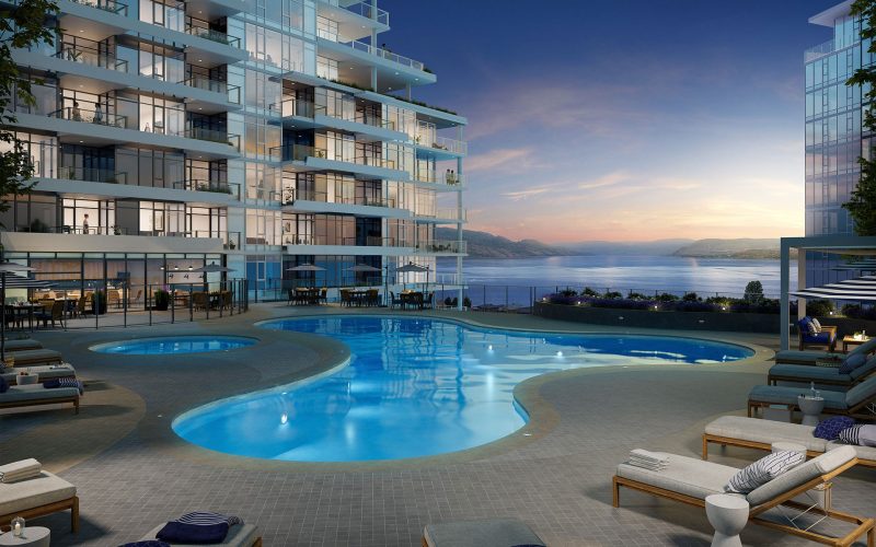 Resort-style amenities will keep you and your guests entertained year-round, from an outdoor pool in the summer, to a fireside lounge in the winter months